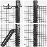 Welded Wire Fence with Spikes 100 x 1 m 3352264