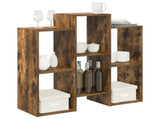Sideboard Smoked Oak 90 x 30 x 90 cm 8000408