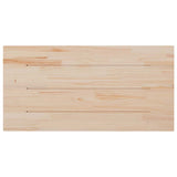 Table Top White 110x60x2.5 cm Solid Wood Pine Rectangular 824421