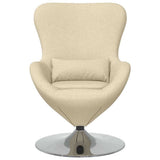 Egg Chair Cream 63 x 73 x 90 cm Fabric 42002742