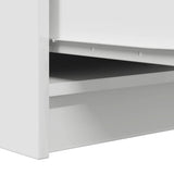 Sideboard White 29.5x34x76 cm Engineered Wood 861634