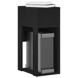 Computer Tower Stand with Drawer Black 30x44x74 cm 858732