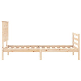 Bed Frame without Mattress Small Single Solid Wood 3195181