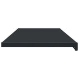 Window Sill Anthracite with Wood Grain 160 x 45 x 4.5 cm PVC 42022338