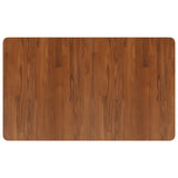 Basin Shelf Wall Mounted Steel and Solid Wood Oak 3302489