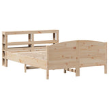 Bed Frame without Mattress 140x200 cm Solid Wood Pine 3306225