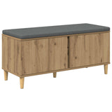 Hall Bench Artisan Oak 100 x 38 x 46 cm 891543
