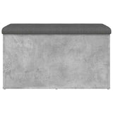 Storage Bench Concrete Grey 82x42x45 cm Engineered Wood 835050