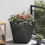 Planter Black 50 x 50 x 50 cm Steel 883836