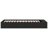 Bed Frame without Mattress Black 90x200 cm 3280609