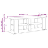 TV stand Concrete Grey 96 x 35 x 33.5 cm 8000399