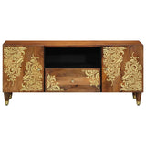 TV Cabinet Honey Brown 105 x 33 x 46 cm Solid Mango Wood 4018750