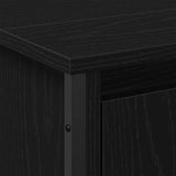 Bathroom Sink Cabinet Black Oak 91 x 35 x 60 cm Engineered wood 869182