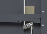 Storage Cabinet Anthracite 90 x 40 x 200 cm Steel 3406174