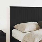 Headboard with Headboard Black Oak 150 cm Engineered wood 887748