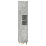 2 Piece Bathroom Cabinet Set DELFT Concrete Grey 3417543