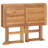 Outdoor Dining Set Teak Solid Teak Wood 5-Piece Foldable 3059982