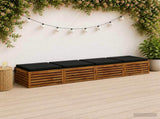4-Piece Seat Cushions SOEST 4 pcs 100% Polyester Black 945080
