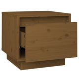 Bedside Cabinets 2 pcs Honey Brown 35x34x32 cm Solid Wood Pine 813402