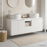 Bathroom Cabinet Set 3 pcs High Gloss White 49.5 x 44.5 x 66 cm 3405721