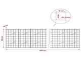 Gabion with 3.5 mm Wire and 10x10 cm Mesh 400x10x100 cm 3463010