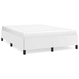 Bed Frame without Mattress White 137x190 cm Full Faux Leather 347280