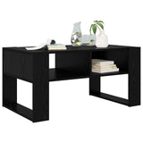 Coffee Table Black Oak 92 x 53 x 45 cm Engineered Wood 8000093