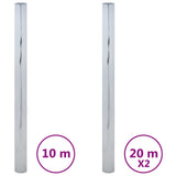 Solar Films 3 pcs Static Reflective Effect Silver PVC 3208993