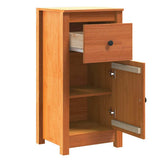 Sideboard Wax Brown 39 x 34.5 x 80 cm Solid Pine Wood 864036