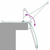 5-Step Dock Ladder Silver 58 x 77 x 191 cm Aluminium 42011358