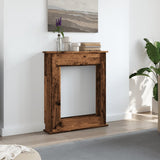 Fireplace Surround Old Wood 75x20x87.5 cm Engineered Wood 854587