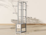 Bathroom Storage Cabinet-White 80806380