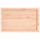 ZNTS Wall Shelf 80x50x cm Untreated Solid Wood Oak 363550