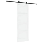Sliding Door Manual ORKDAL White and black 83 x 232 cm 3333481