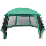 ZNTS Pool Tent with Removable Fly & Mesh Walls Sea Green 618x532 cm 4100629