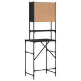 Washing Machine Cabinet Black 68x48.5x194 cm 838973