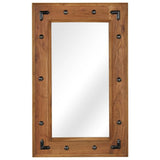 Mirror Solid Acacia Wood 50x80 cm 246308