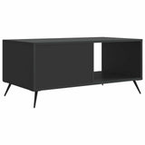 Coffee Table Black 90 x 50 x 40 cm Engineered Wood 895646