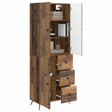 Cabinet Set 2 pcs Old Wood Engineered Wood 3416905