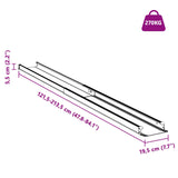 Ramp for Wheelchair 270 kg 2 pcs Black 213.5 x 19.5 x 5.5 cm 42021093