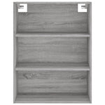 Highboard Grey Sonoma 69.5x34x180 cm Engineered Wood 3190019