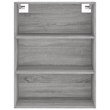 Highboard Grey Sonoma 69.5x34x180 cm Engineered Wood 3190019