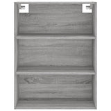 Highboard Grey Sonoma 69,5x34x180 cm Engineered Wood 3189491