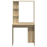 Desk with Shelf Sonoma Oak 78.5 x 37 x 154.5 cm Engineered Wood 869340