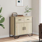 ZNTS Sideboard Sonoma Oak 79.5x35.5x74.5 cm Engineered Wood 848545