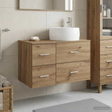 Bathroom Furniture Set 2 pcs Artisan Oak Engineered Wood 3404007