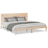 Extra Long Bed Frame without Mattress 200x220 cm Solid Wood 3309291