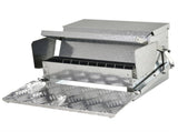 11.5KG Automatic Chicken Poultry Feeder Rat Proof Treadle Self Opening with Galvanized Steel and T3398P349831