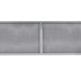 Metal Garden Swing Chair, 3-Seater Swing Seat, Patio Hammock Bench Canopy Lounger, Light Grey T3398P317652