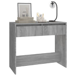 Console Table Grey Sonoma 89x41x76.5 cm Engineered Wood 813000